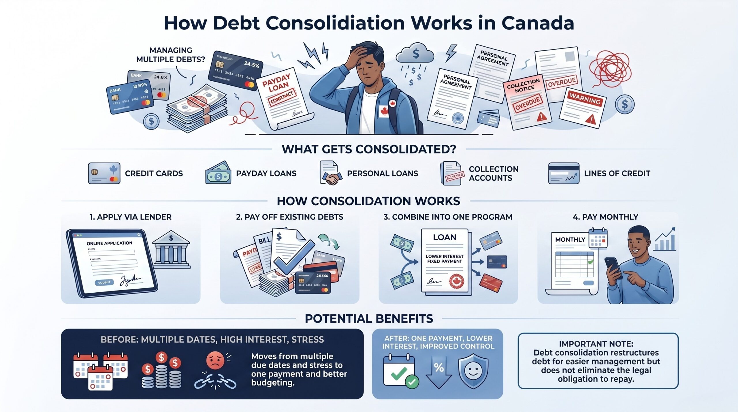 Canadian Debt Consolidation Process Guide