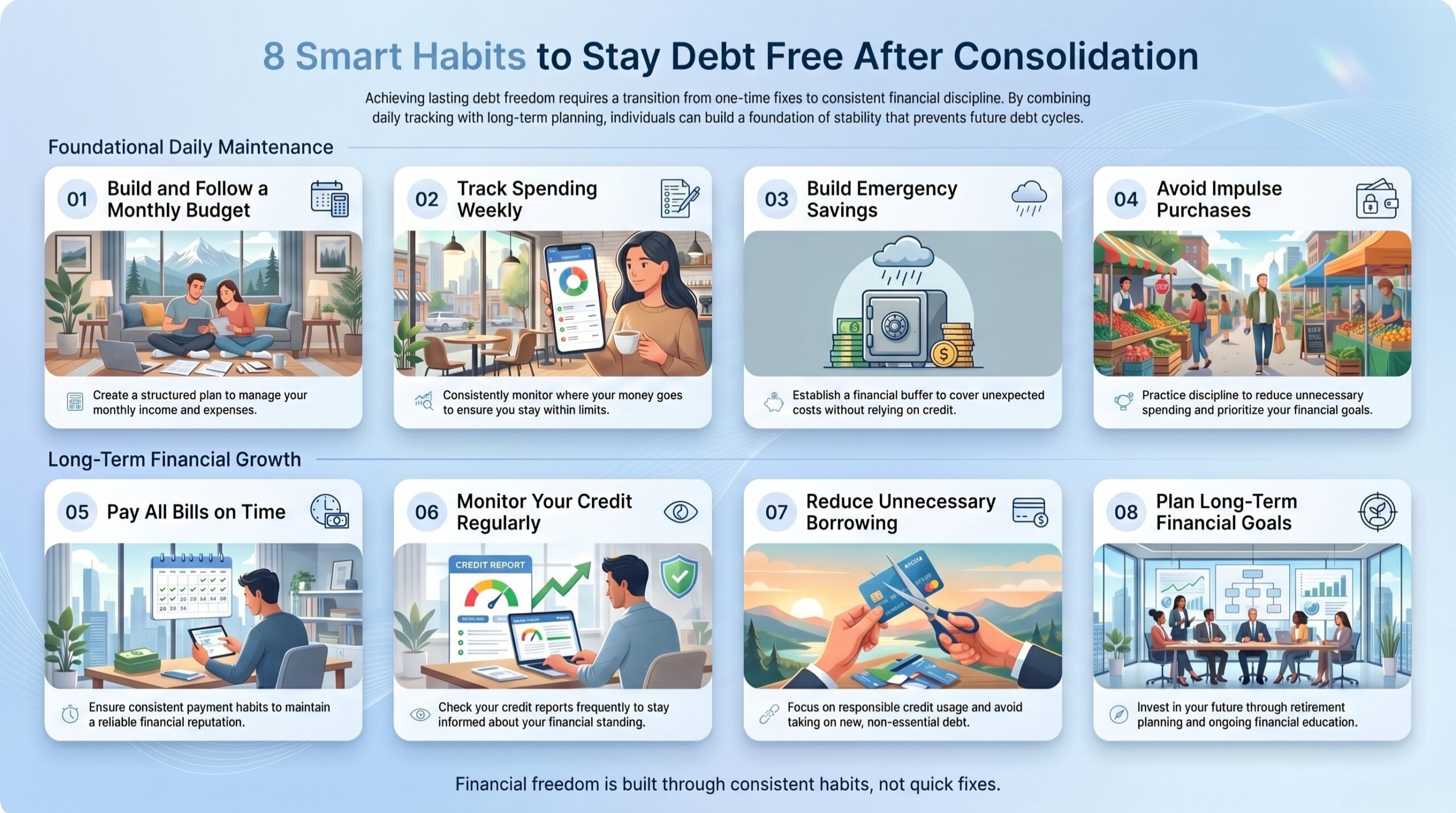 Habits for Staying Debt Free