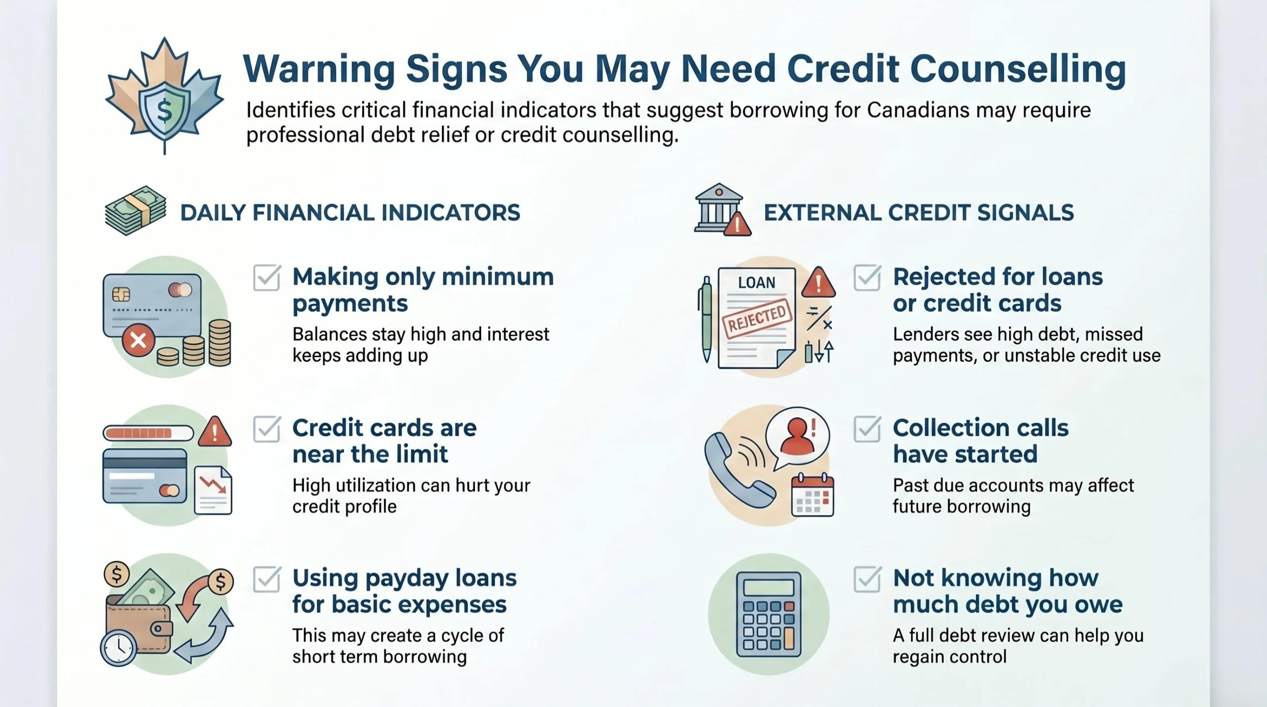 Credit Counselling Warning Signs
