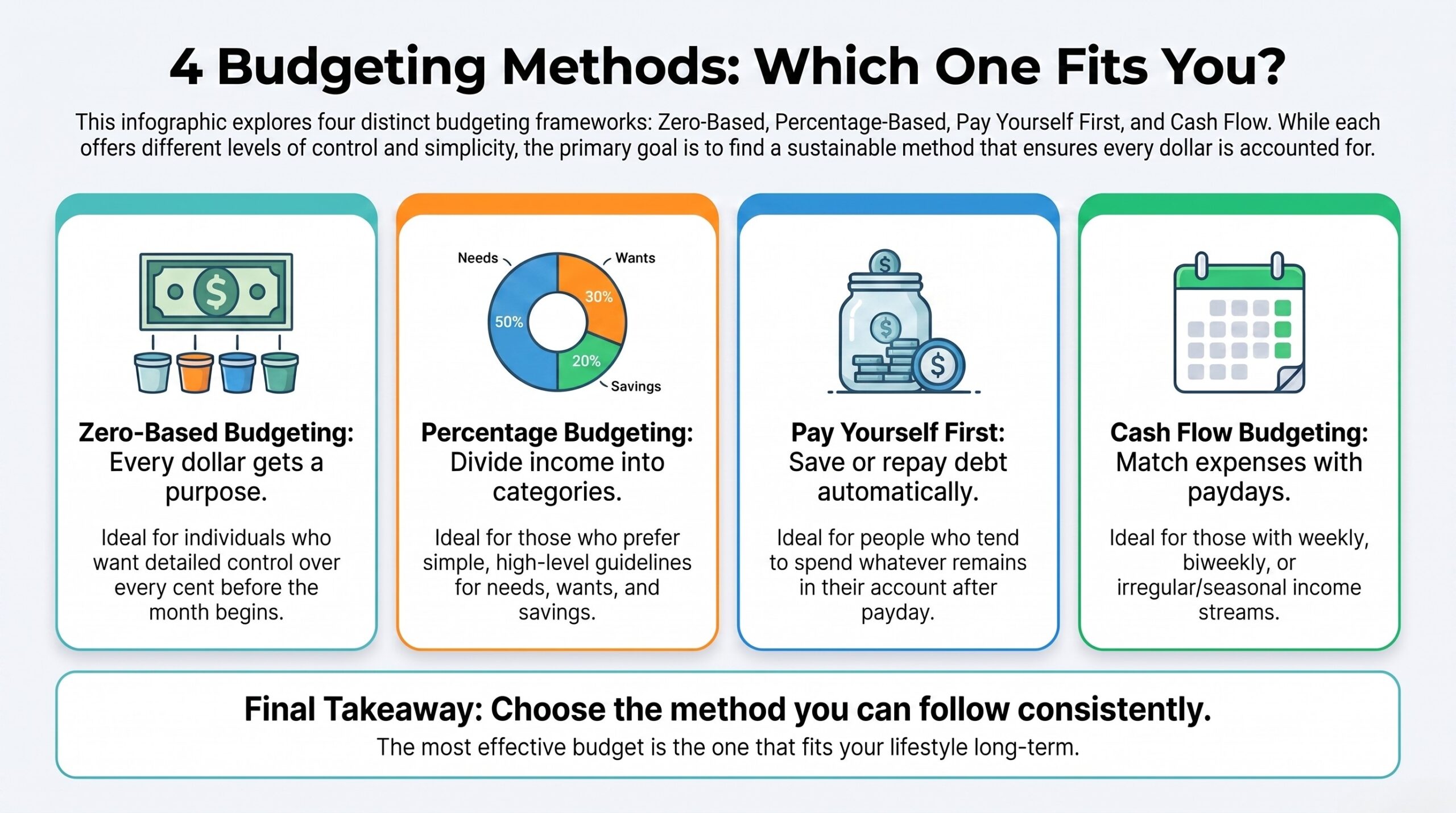 Four Common Budgeting Methods