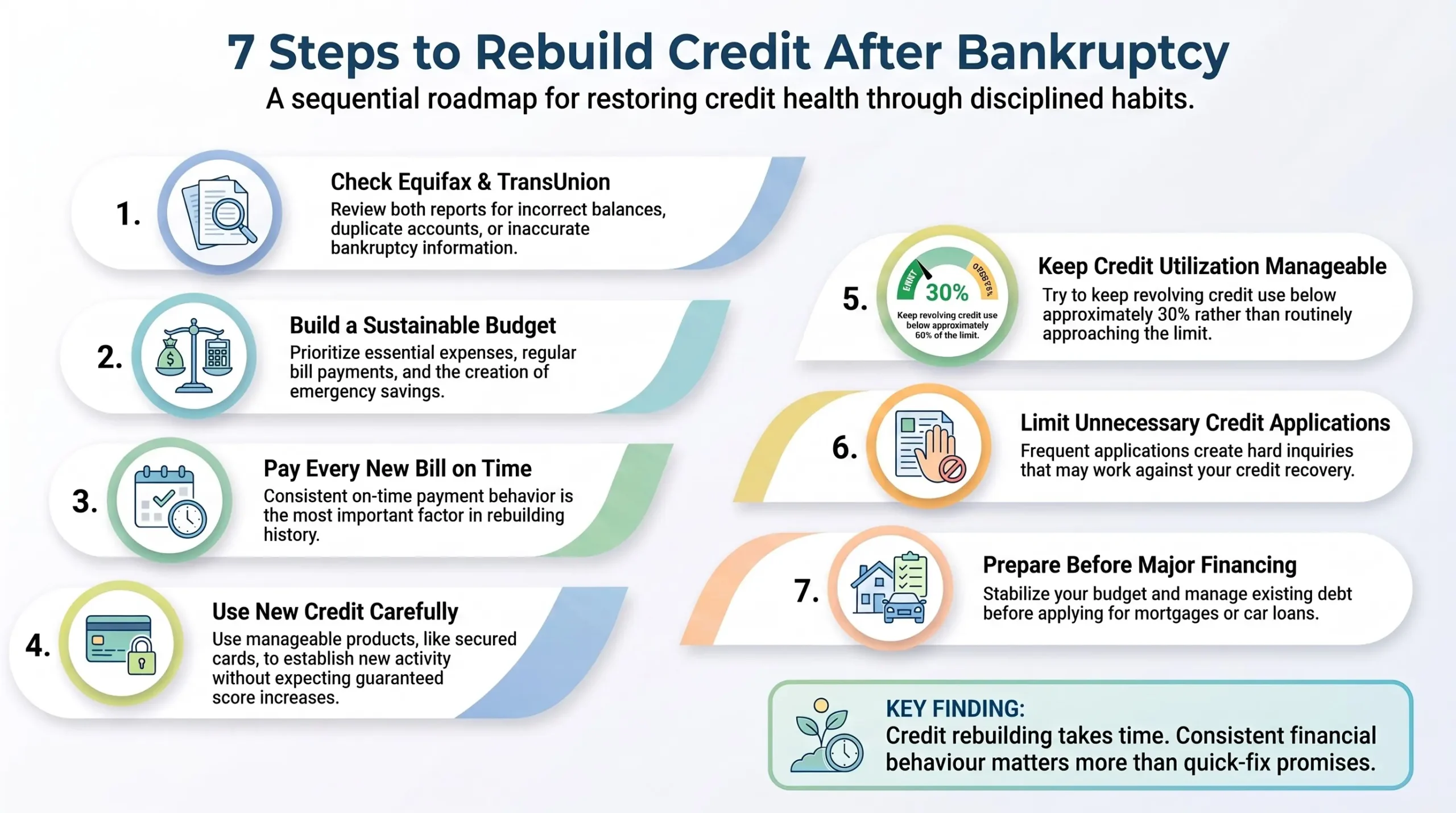 7 Steps to Rebuild Credit