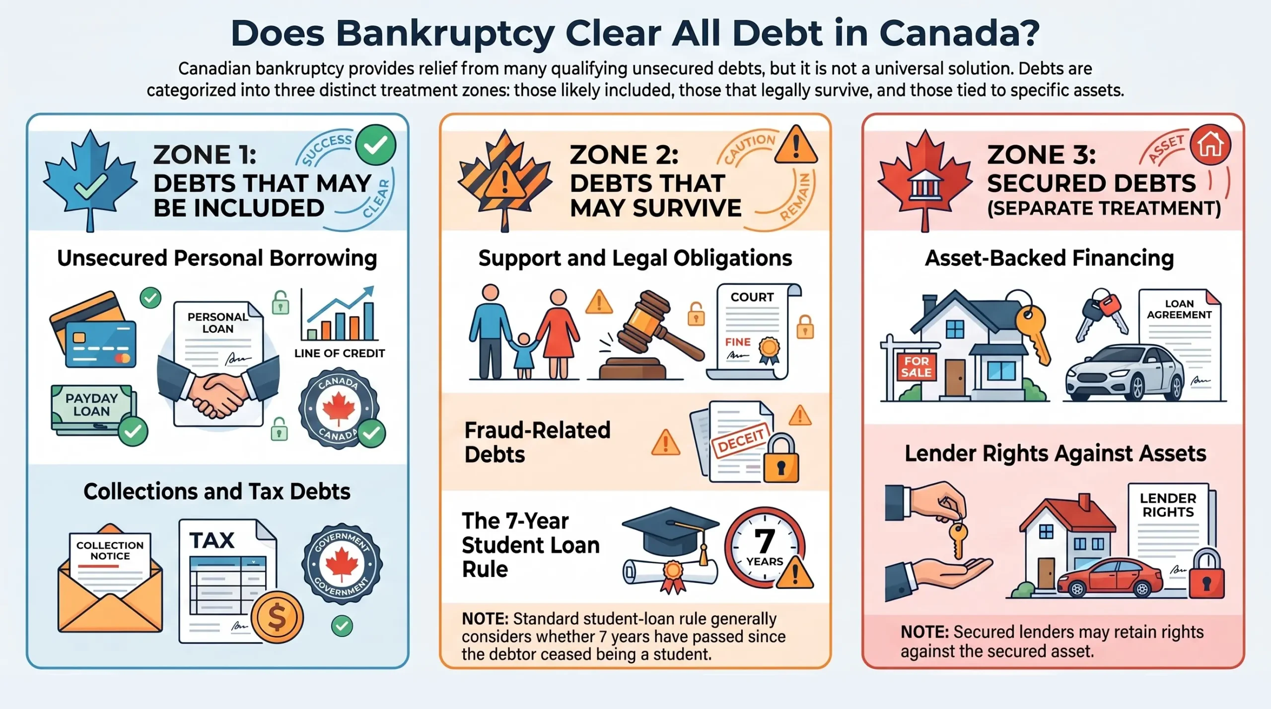 Canadian Bankruptcy Debt Treatment Guide
