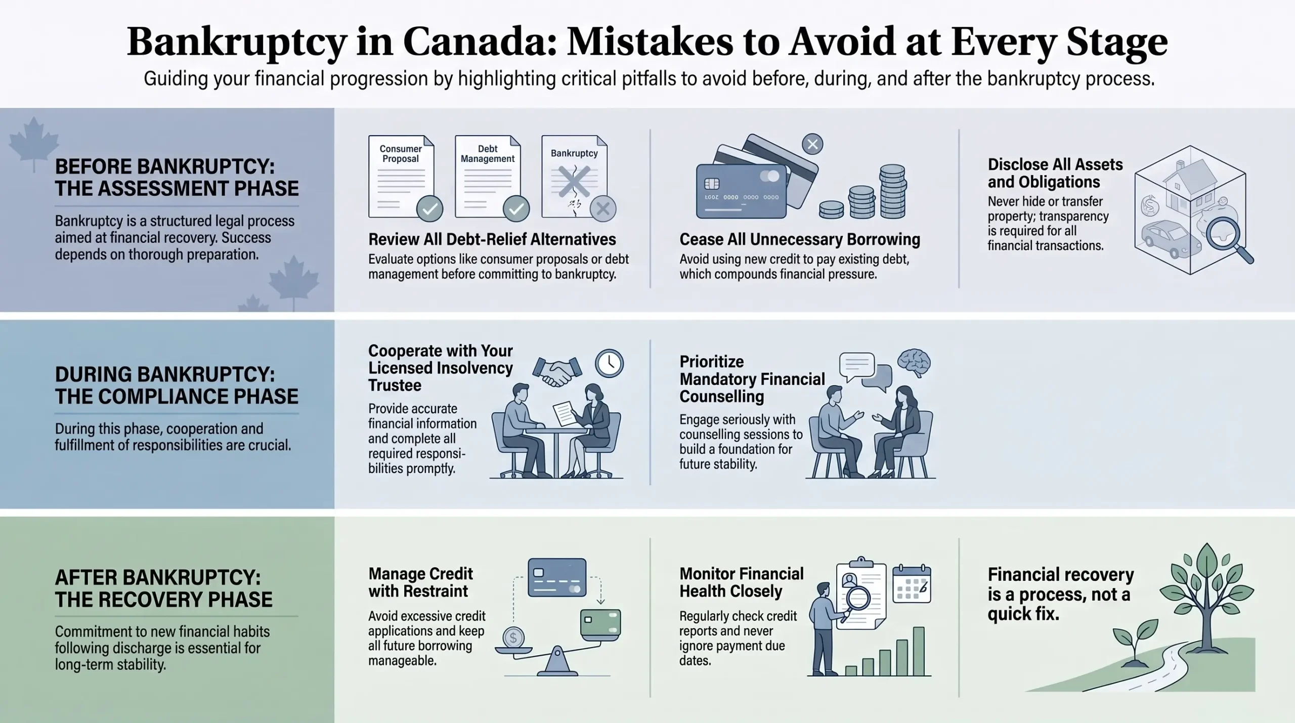 Canadian Bankruptcy Stages and Tips
